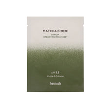 Load image into Gallery viewer, Heimish Matcha Biome Low pH Hydrating Mask Sheet
