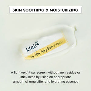 Dear Klairs All-day Airy Sunscreen