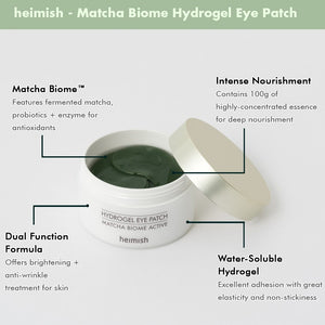 Heimish Matcha Biome Hydrogel Eye Patch - HelloPeony