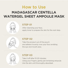 Load image into Gallery viewer, Skin1004 Madagascar Centella Watergel Sheet Ampoule Mask Set of 5