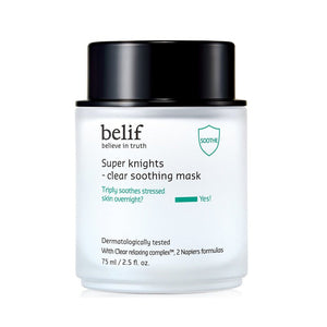 Belif Super Knights Clear Soothing Mask