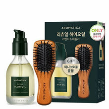 Load image into Gallery viewer, Aromatica Ritual Hair Oil Special Set with Mini Brush - HelloPeony