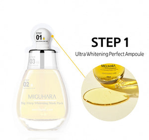 Miguhara Big 3 Step Whitening Mask Pack