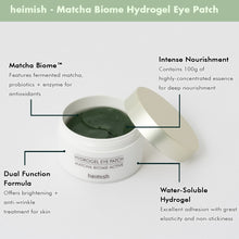 Load image into Gallery viewer, Heimish Matcha Biome Hydrogel Eye Patch - HelloPeony