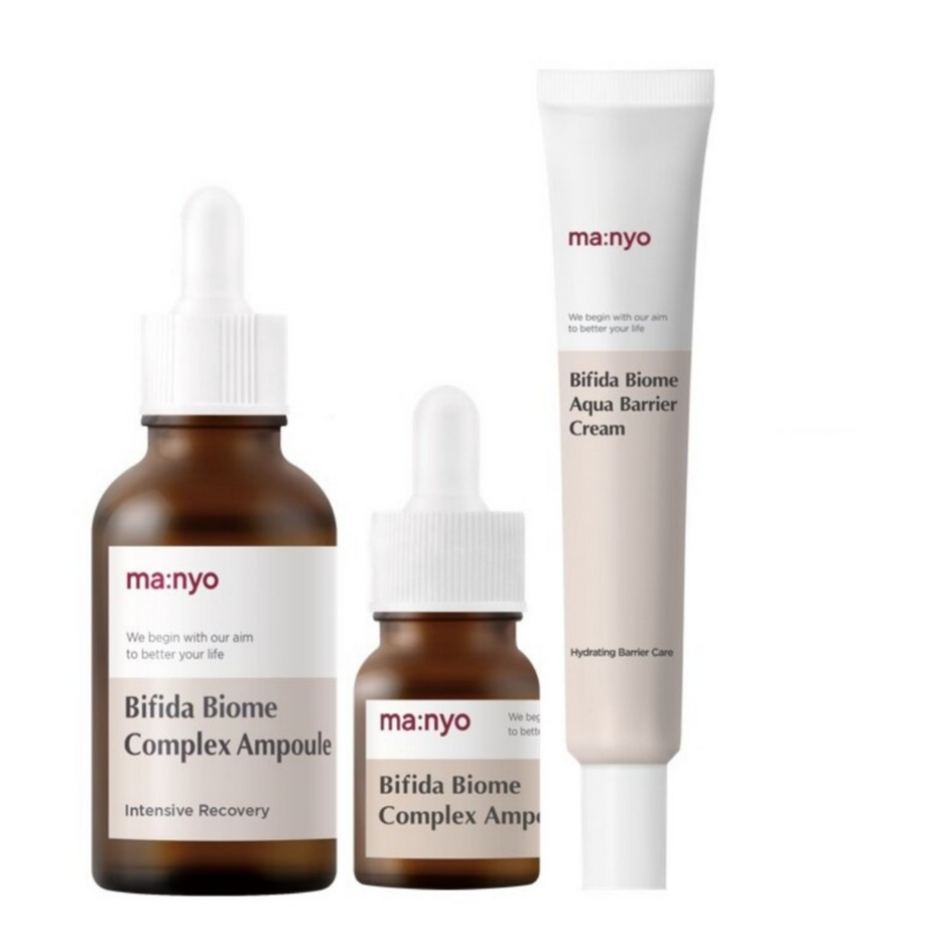 Ma:nyo Bifida Biome Complex Ampoule 30ml SET (+Ampoule 12ml + Cream 20ml) - HelloPeony